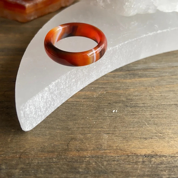 Alquimia Red and Brown Ring - Picture 1 of 4